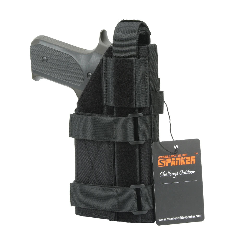 EXCELLENT ELITE SPANKER Universal Pistol Holster – 500D Cordura Right-Hand Tactical Bag
