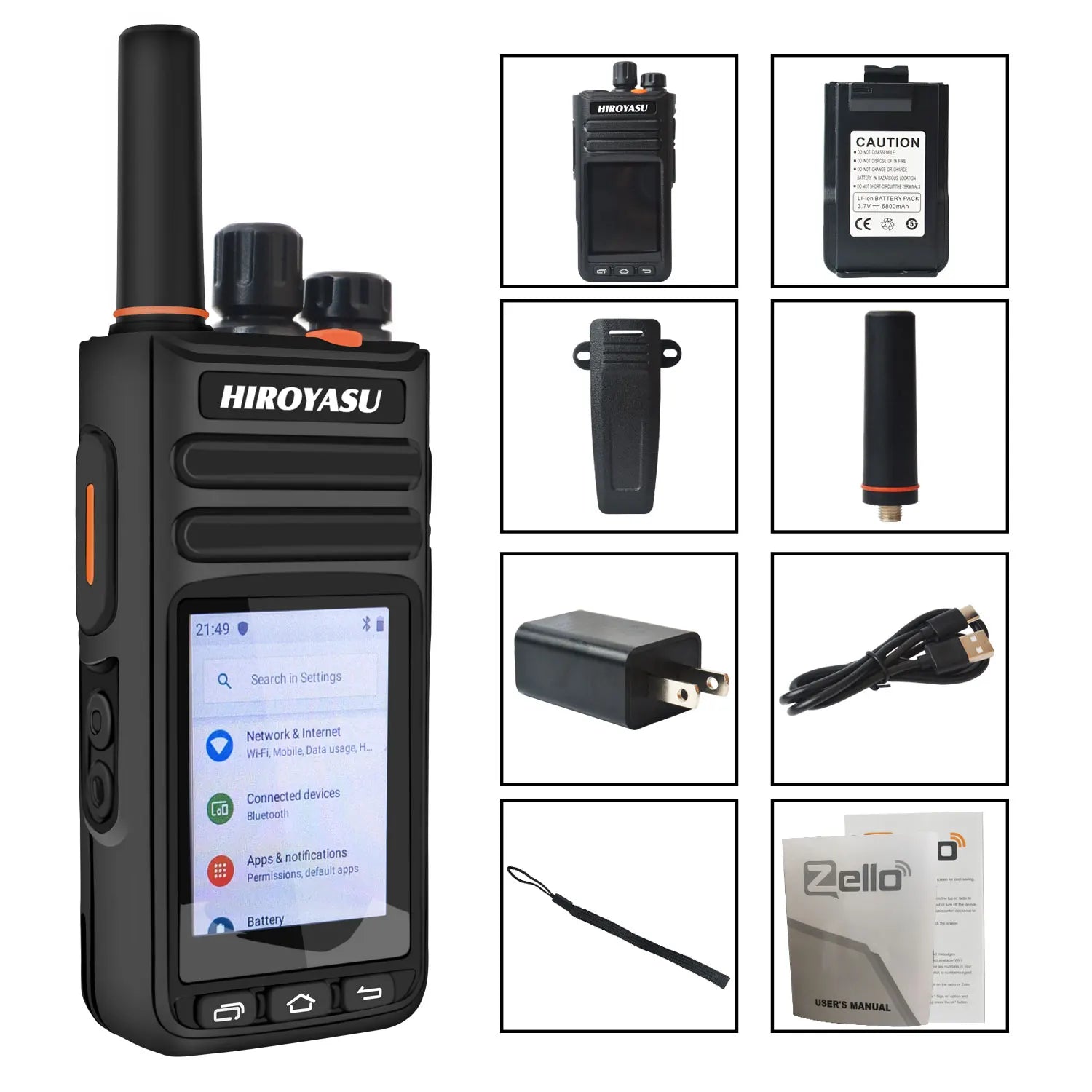 4G LTE Multi-Network Android PoC Device with GPS & Expandable Storage