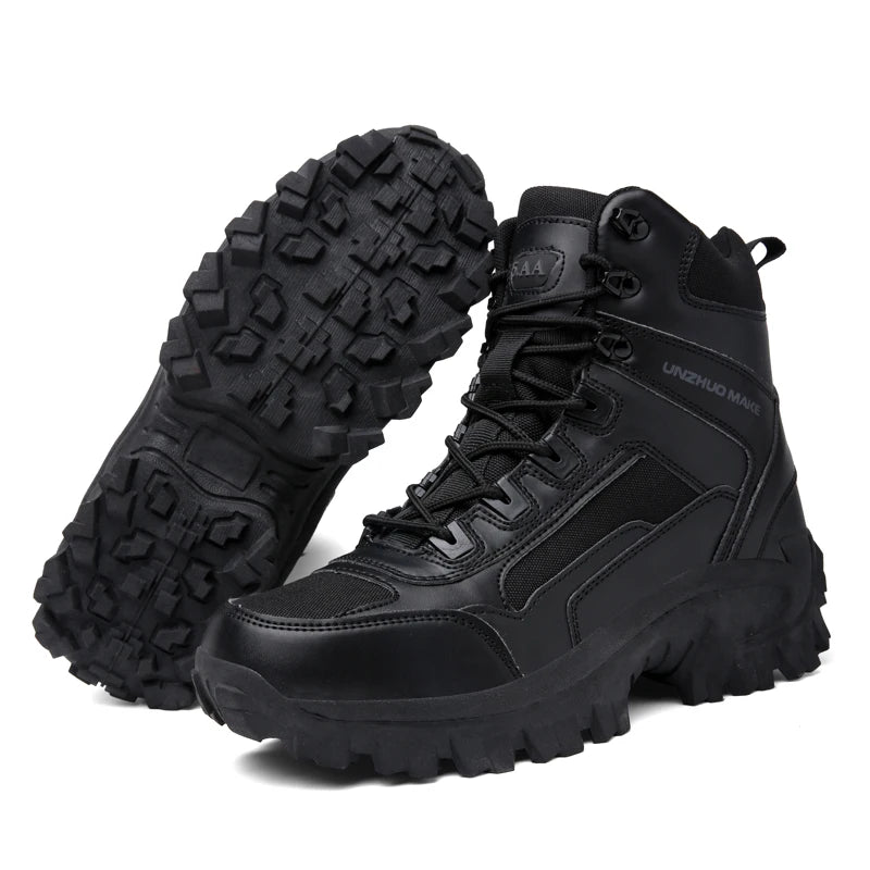 Tactical Hiking & Military Boots – Waterproof, Anti-Slip & Durabled warm work boot