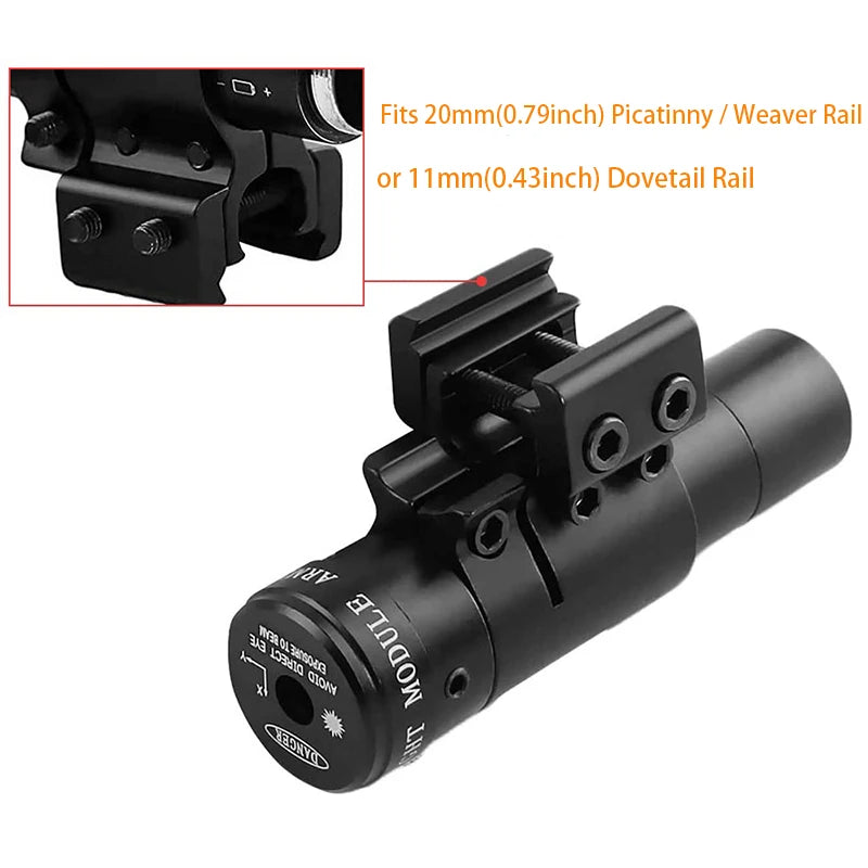 Compact Red/Green Laser Sight – Adjustable & Durable