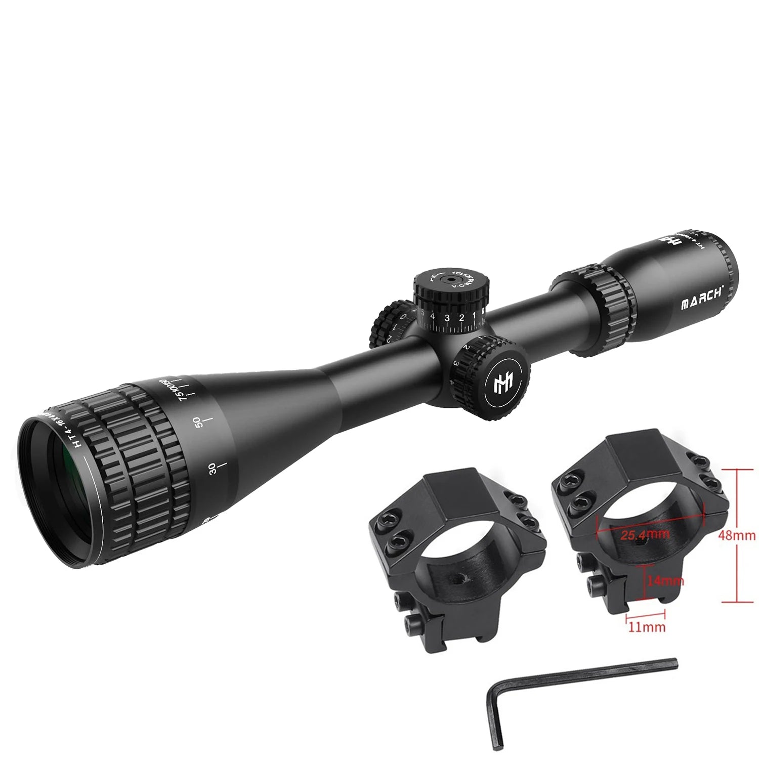 4-16x44mm Precision Rifle Scope