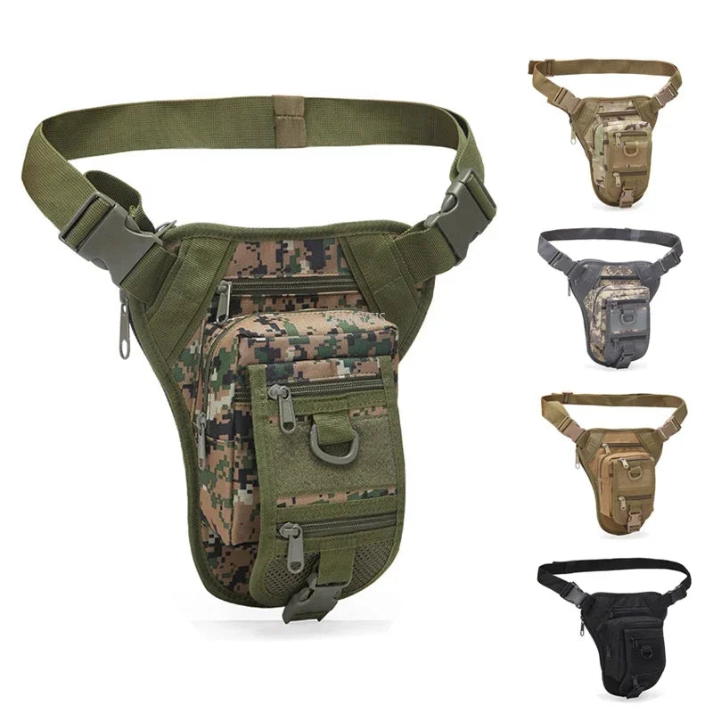 Demeysis 800D Oxford Tactical Drop Leg & Waist Bag | 5-Pocket Multi-Purpose