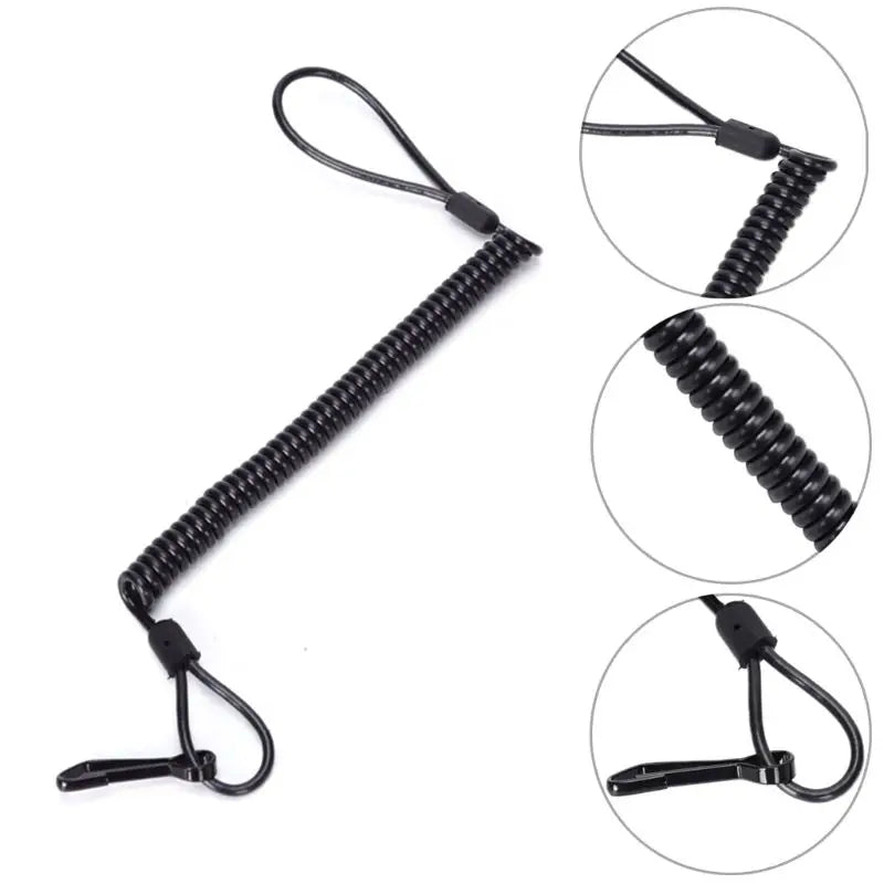 Durable Spiral Lanyard – Stretchable and Secure Attachment