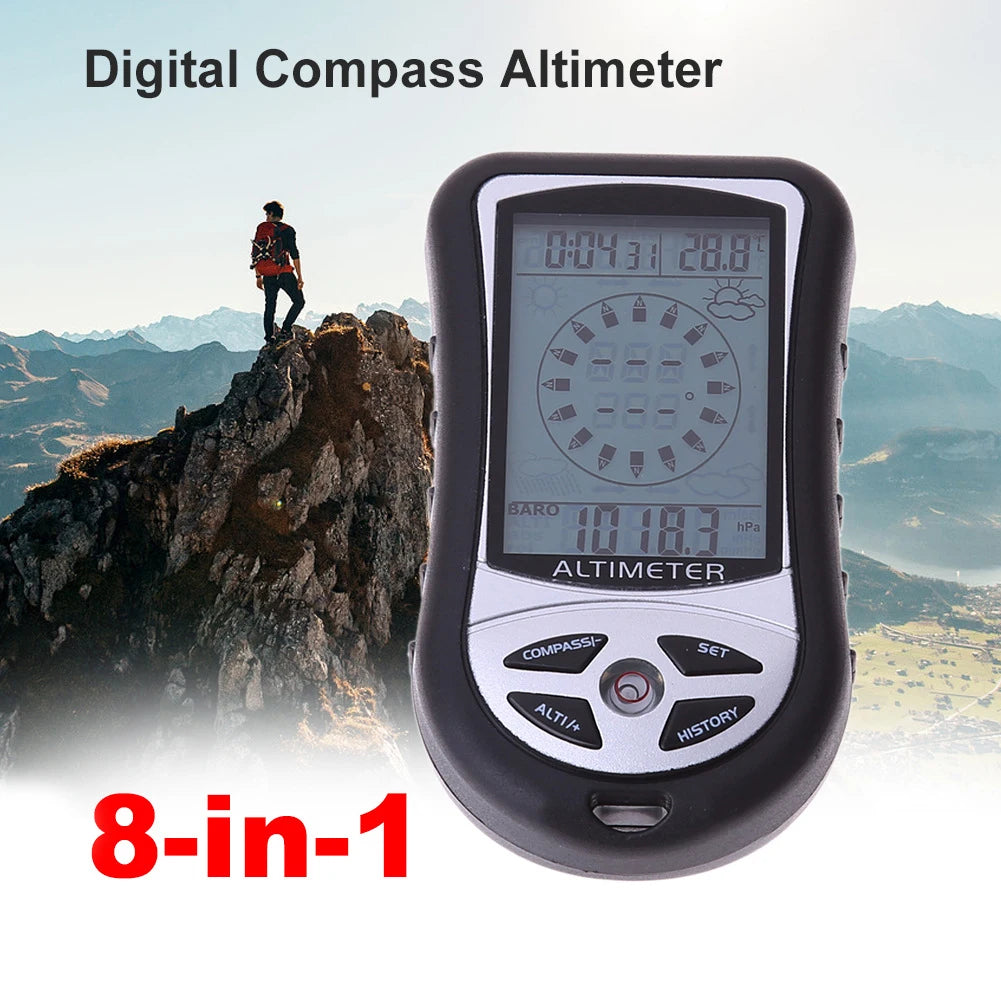 8-in-1 Electronic Handheld Compass