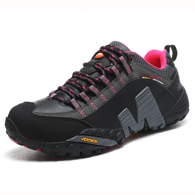 Waterproof Genuine Leather Hiking Boots – Durable & Tactical for Outdoor Adventures