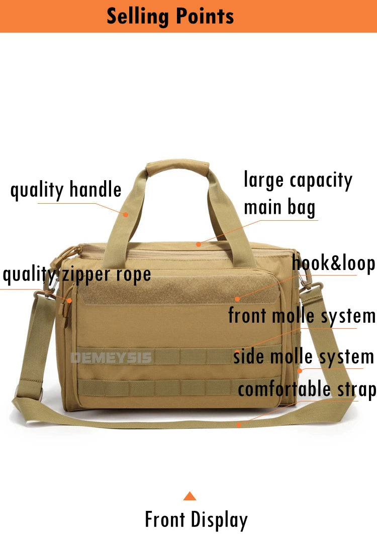 Large Capacity Tactical Range Bag