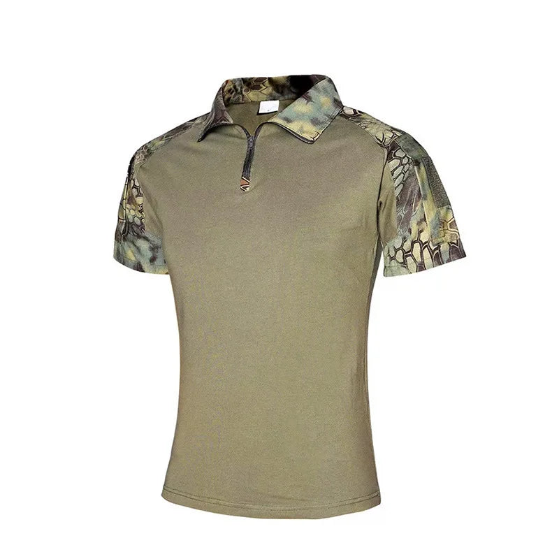 Lightweight Military-Style Polo Shirt