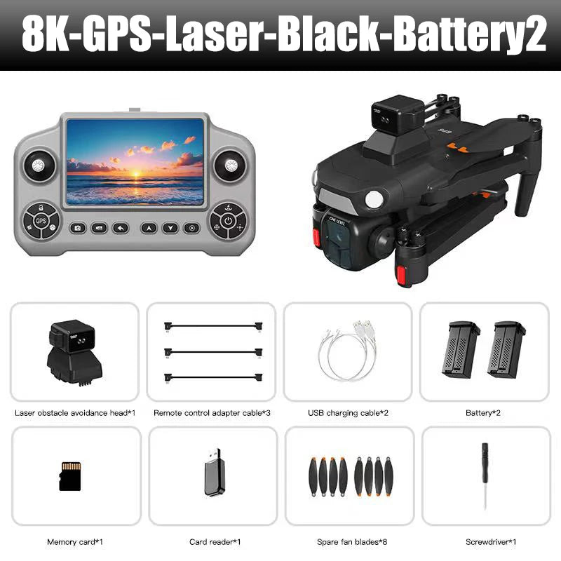 Lenovo A1R 3S 8K GPS Brushless Drone with LiDAR 360° Laser Obstacle Avoidance & Screen Remote