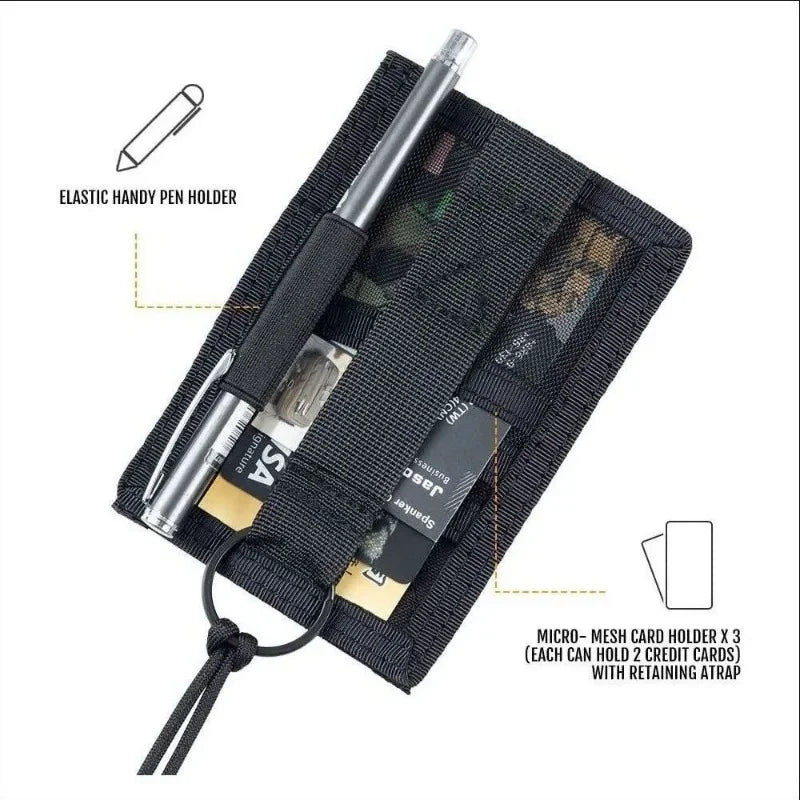 Tactical Nylon Card & ID Holder