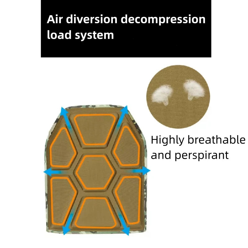 Tactical Plate Carrier Vest - 1000D Polyester Combat Gear with Detachable Pouches