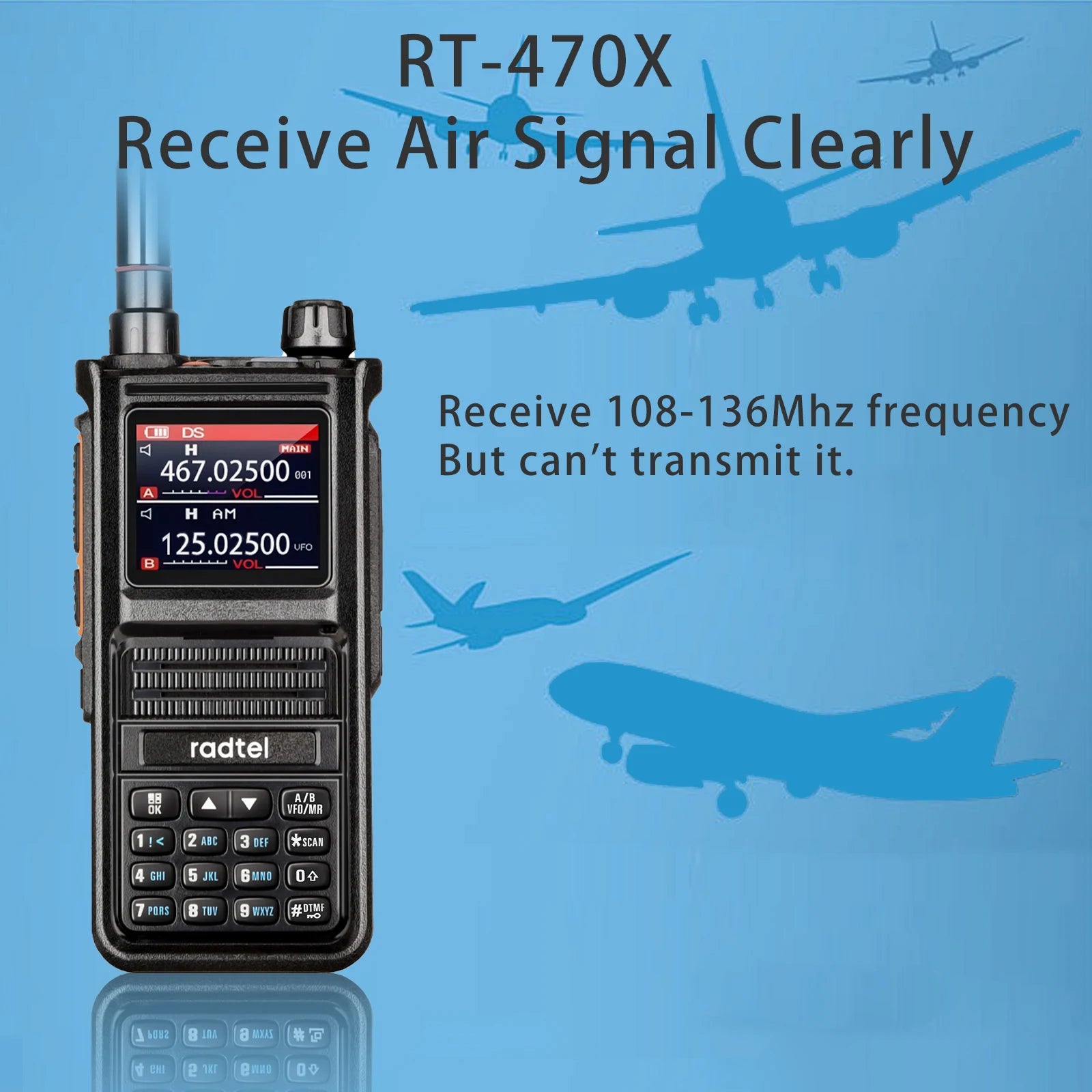 Multi-Band Portable Two-Way Radio