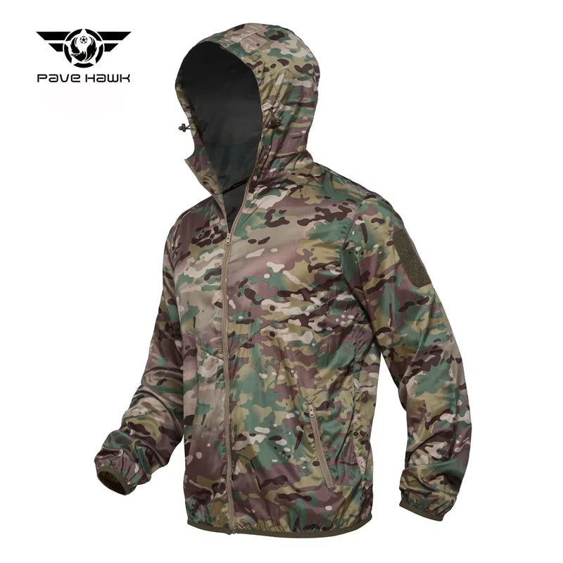 Outdoor Hooded UV Resistant Tactical Combat