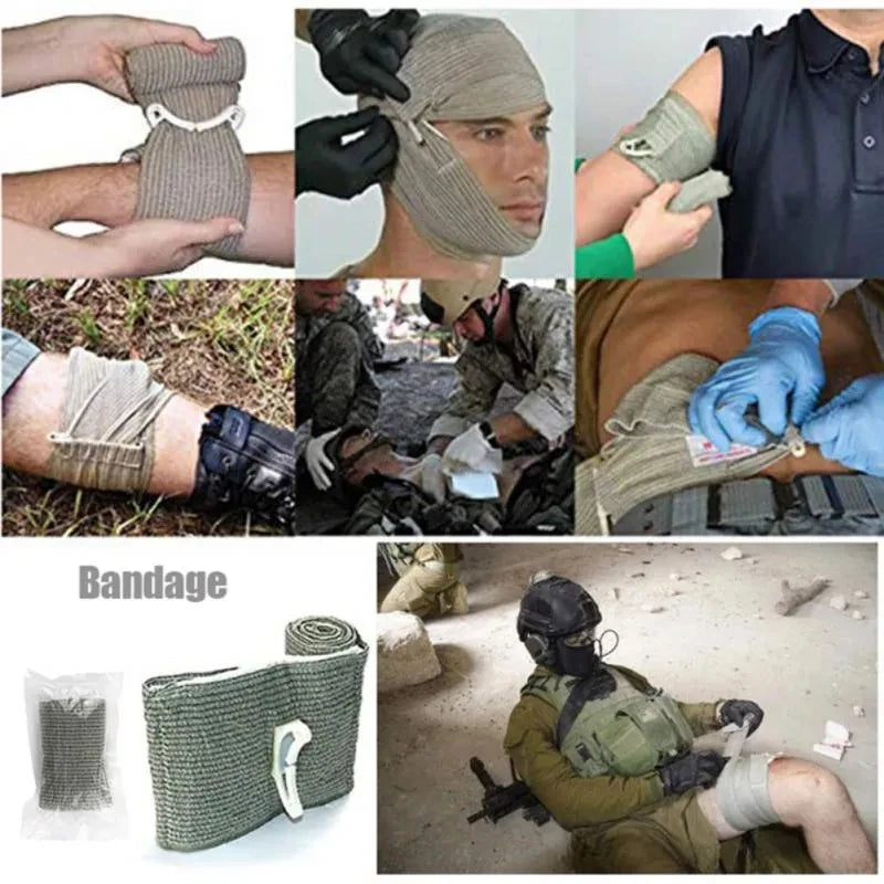 Modular Tactical Medical Pouch with Integrated First Aid Supplies for Emergency Response