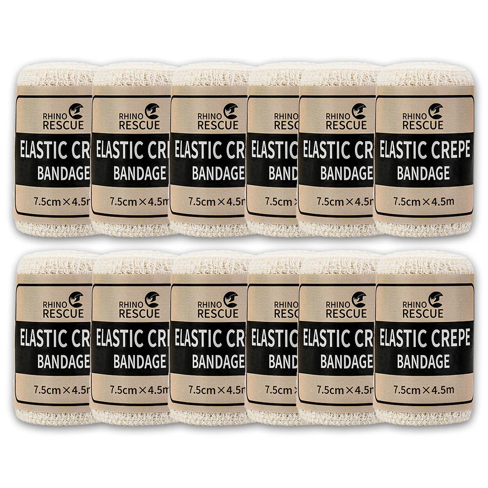 6/12 pcs Elastic Crepe Bandage First Aid Kit