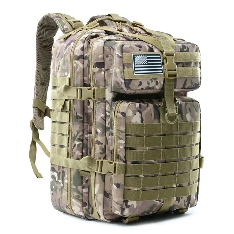 36-55L Tactical Backpack – High-Capacity & Versatile