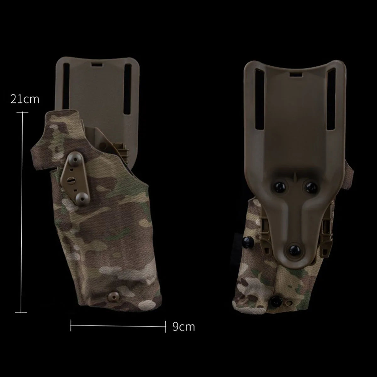 Left-Handed Tactical Holster – QLS Quick Release System