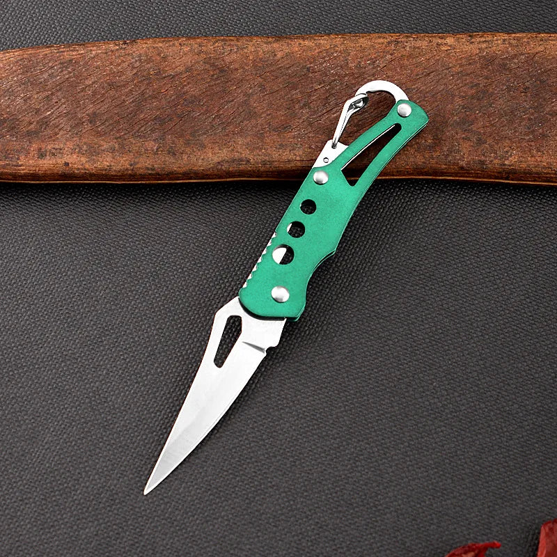Mini Folding Pocket Knife — Portable EDC Keychain Tool
