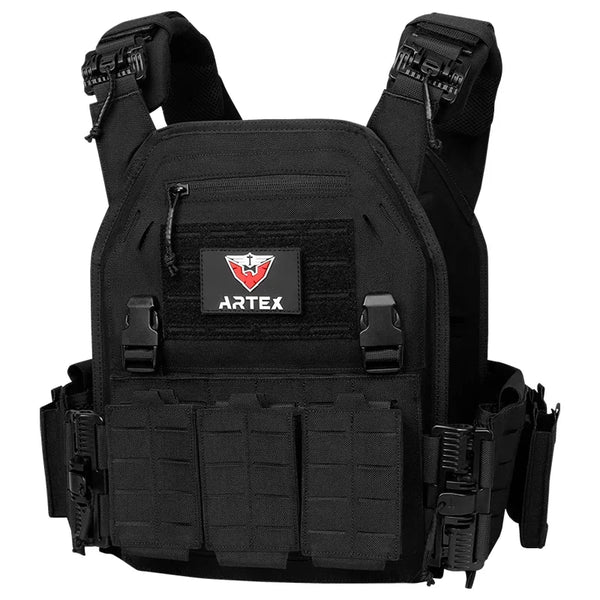 Artex 6094 Quick-Release Laser Cut Tactical Combat Vest | 1000D Polyester