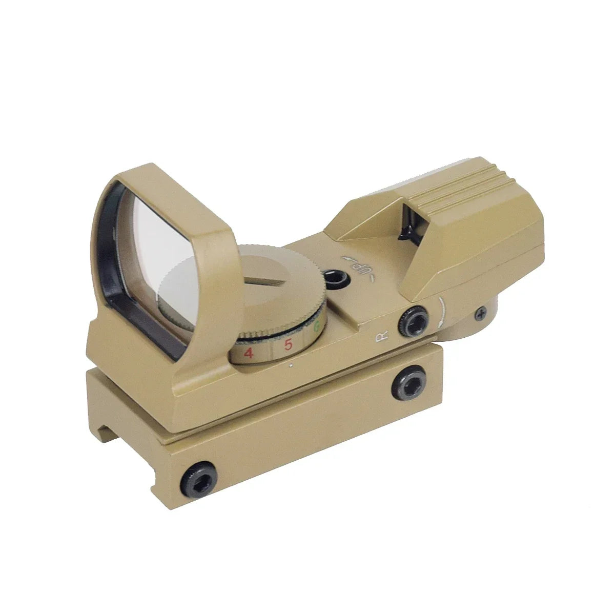 4-Reticle Reflex Red/Green Dot Sight – Tactical Scope for 20mm Rail | ≤6x