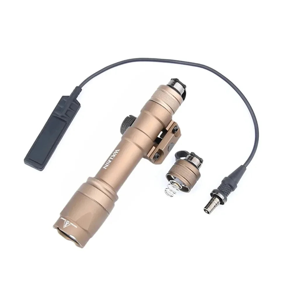 M600C/M300A Tactical LED Weapon Light - 600 Lumen Rail-Mount Flashlight with Pressure Switch