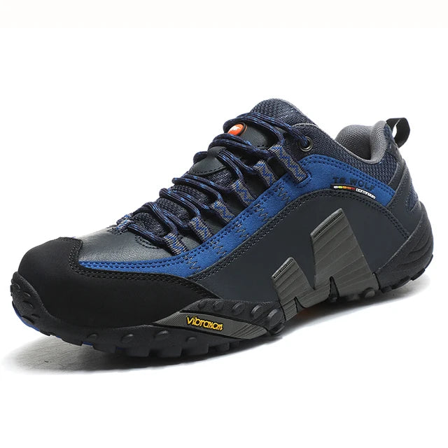 Waterproof Genuine Leather Hiking Boots – Durable & Tactical for Outdoor Adventures