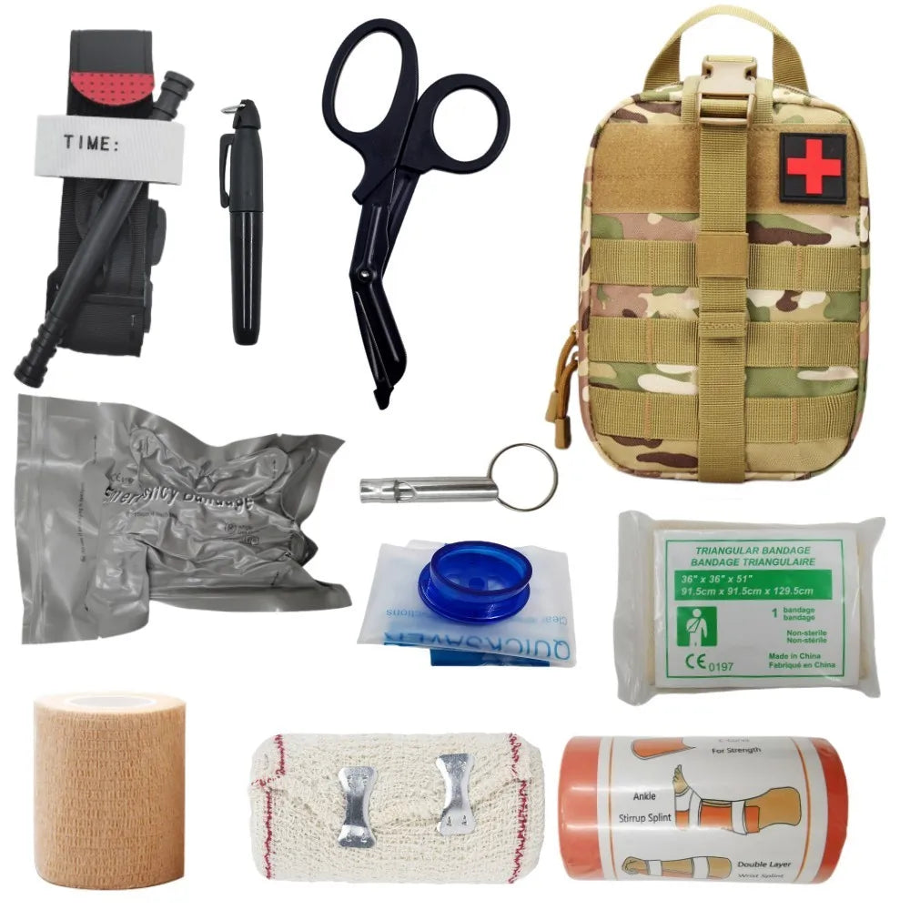 Tactical IFAK First Aid Kit – Compatible Emergency Medical Pouch