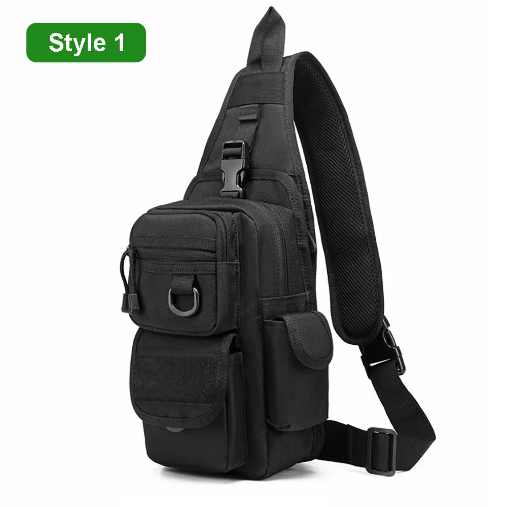 Tactical EDC Sling Bag with Concealed Compartment