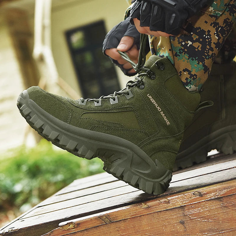 Tactical Hiking & Military Boots – Waterproof, Anti-Slip & Durabled warm work boot