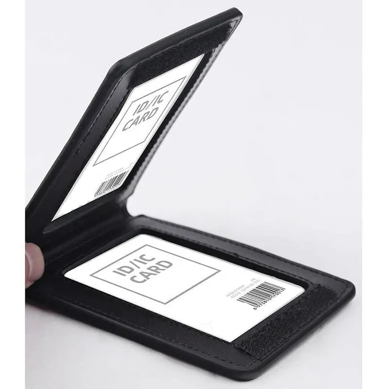 Genuine Leather Business Card & ID Holder