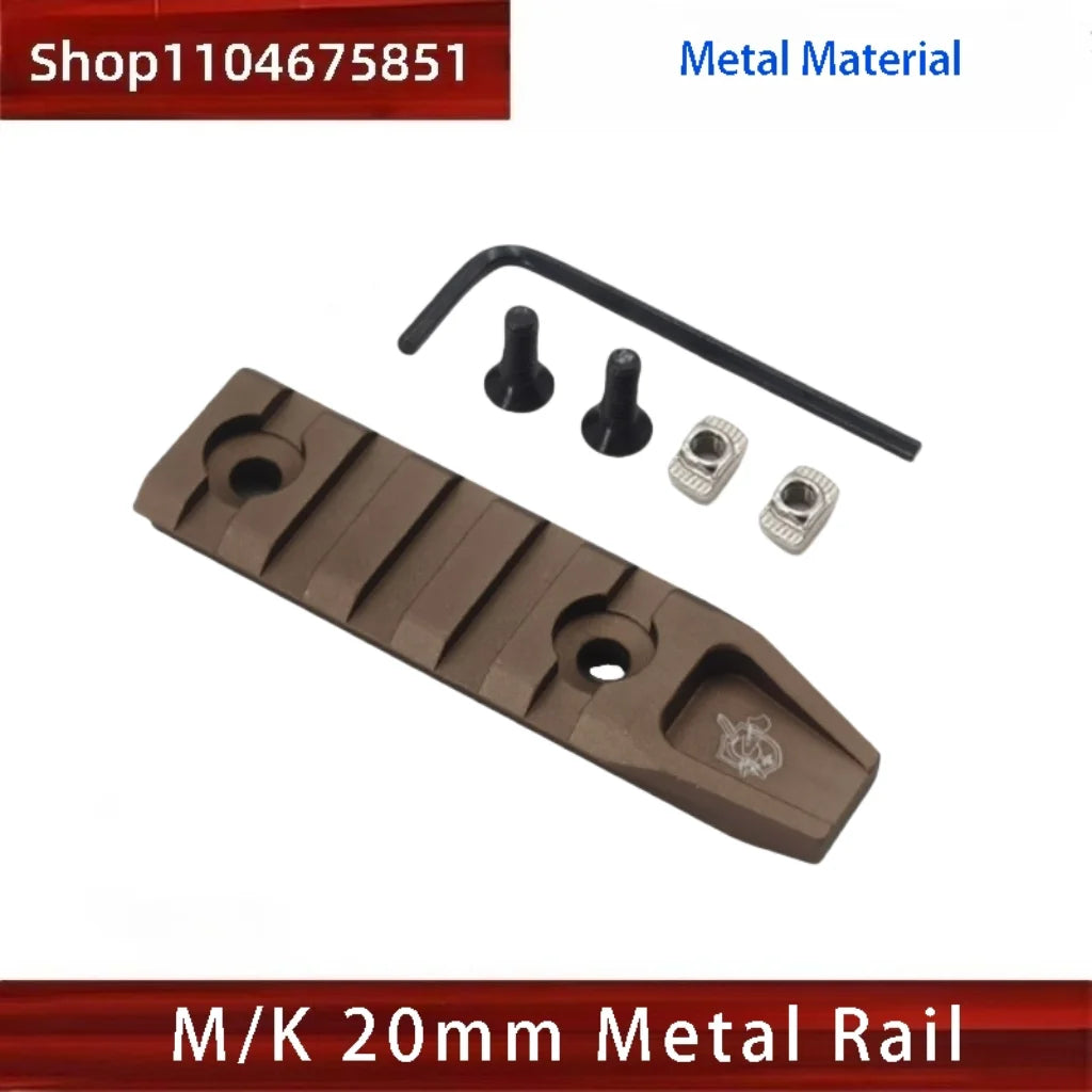 Tactical Picatinny Rail Handguard - MLOK/KEYMOD Compatible for Airsoft Wargame Rifles