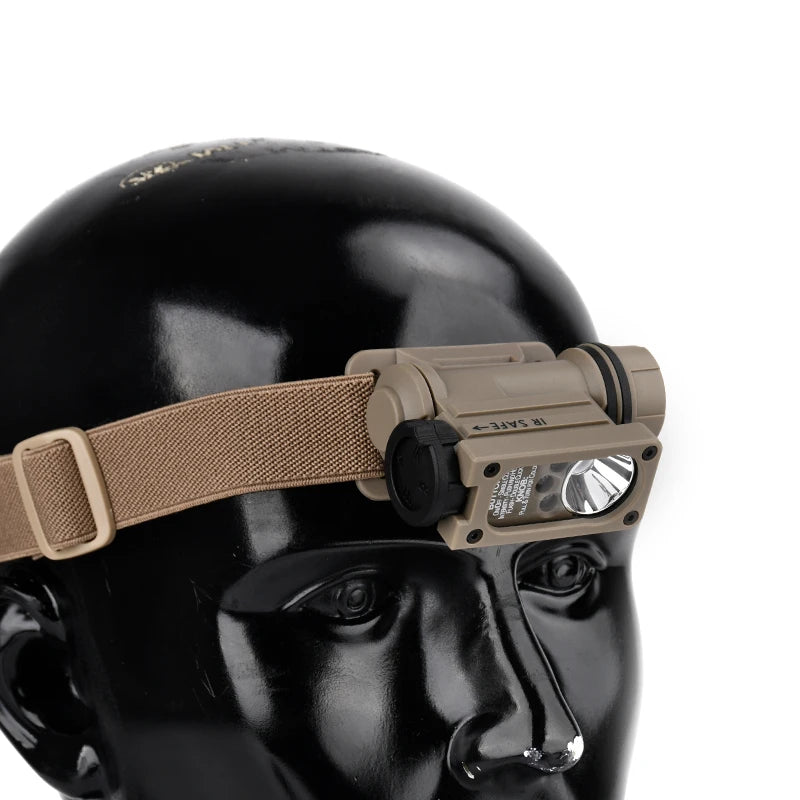 WADSN Sidewinder 2 Tactical Helmet Light – IR; Multi-Color LED for FAST Helmets