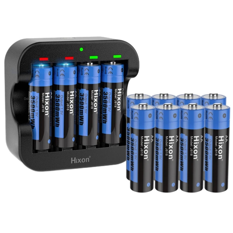 PowerMax USB Rechargeable AA Battery Set