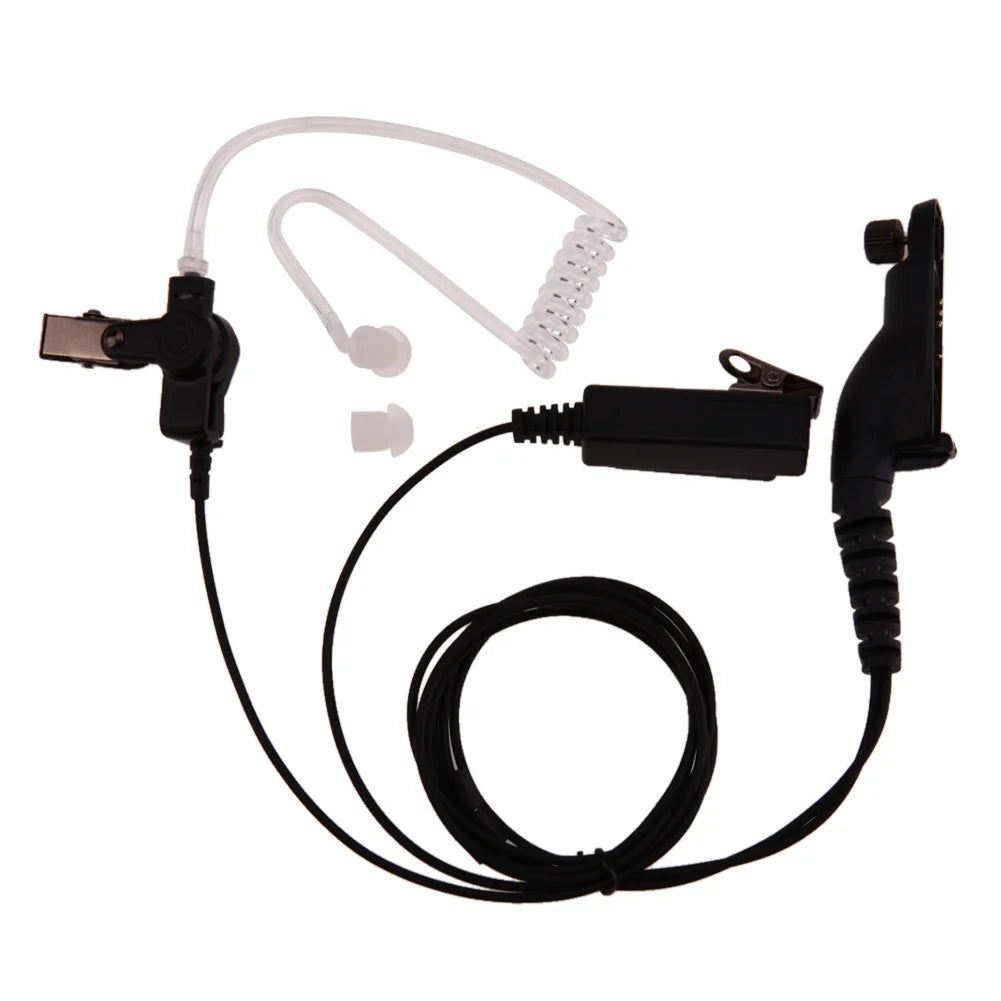 Tactical Acoustic Tube Earpiece with Noise Cancellation