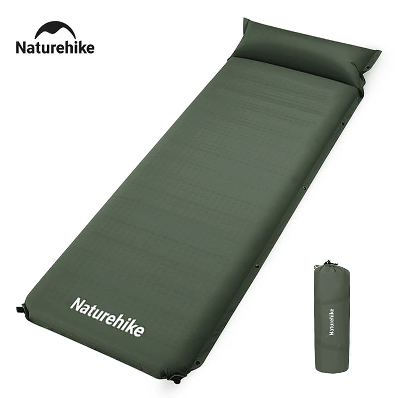 Automatic Inflatable Camping Mat – Thick & Comfortable Sleeping Pad