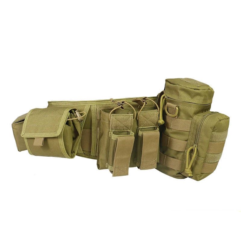 Tactical Utility Waist Bag with Adjustable MOLLE and Holster