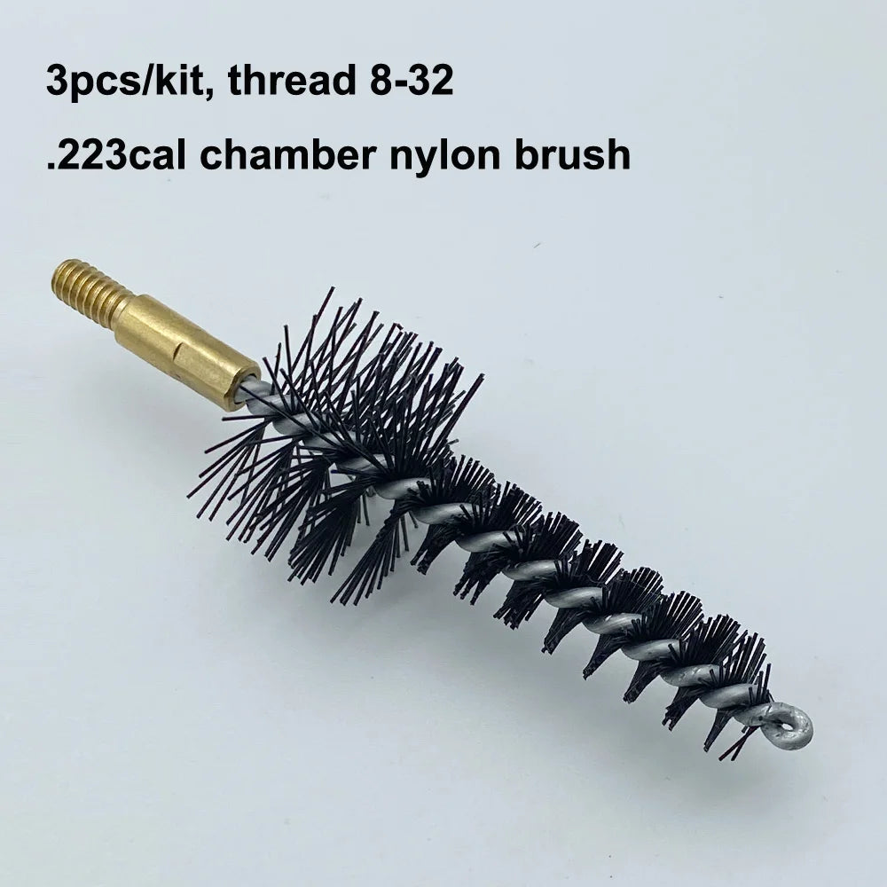 Phosphor Bronze Chamber & Bore Cleaning Brush Kit with Mop & Nylon Brush