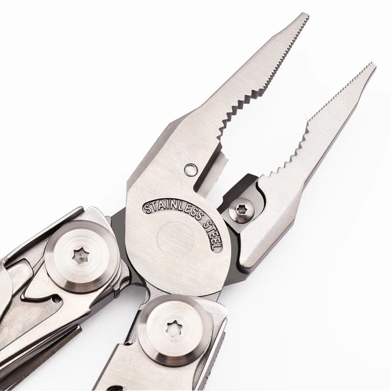 Daicamping DL30 Multi-Tool – Folding EDC Pliers with Knife, Scissors & 16 Bits