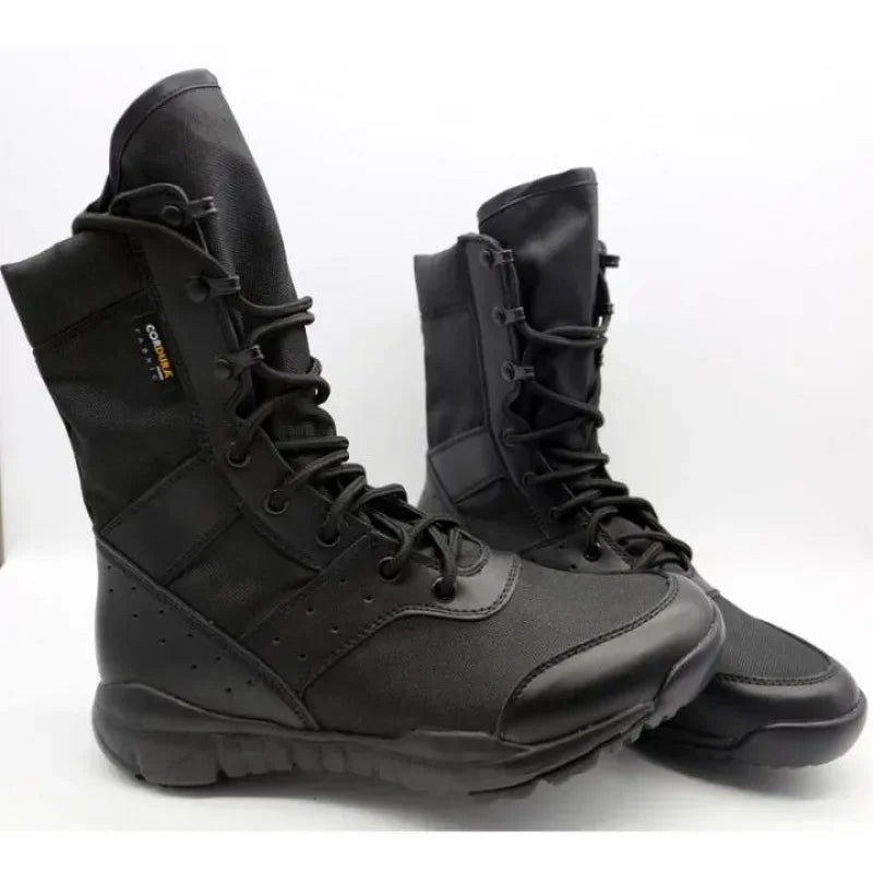 Men’s Tactical Ankle Boots — Lightweight Lace-Up Desert Work Shoes