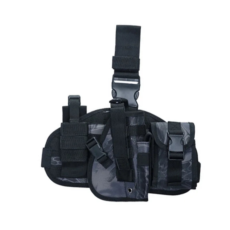 Jarhead Universal MOLLE Drop Leg Tactical Thigh Holster for Pistols