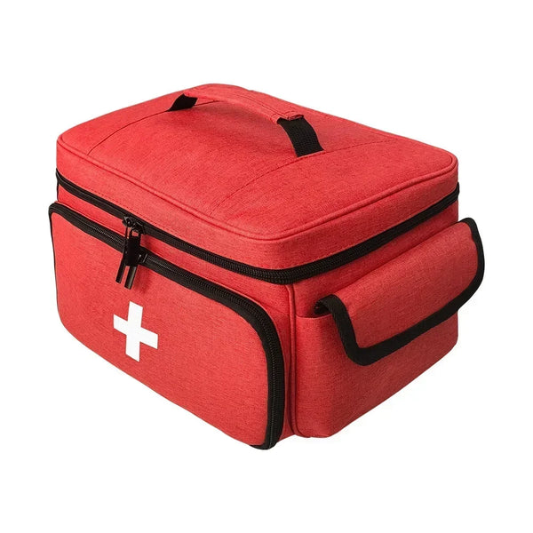 Multi-Compartment Travel First Aid Medical Storage Bag