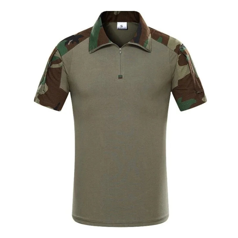 Lightweight Military-Style Polo Shirt