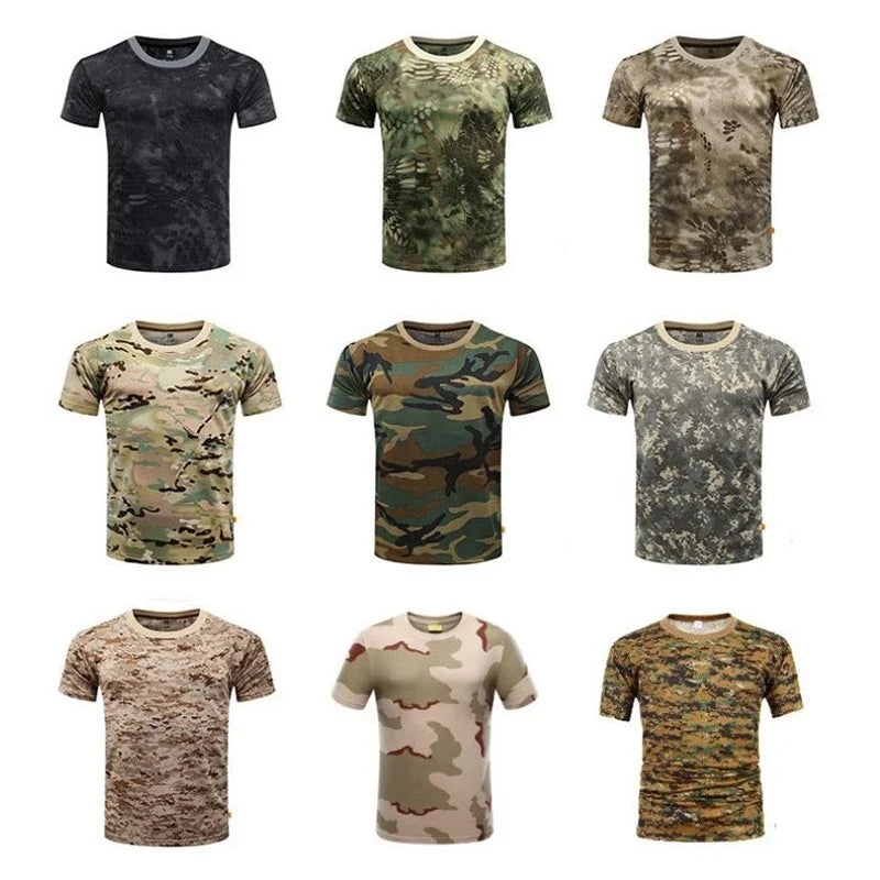Quick-Dry Camouflage T-Shirt