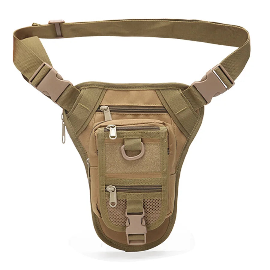 Large-Capacity Camouflage Oxford Tactical Waist & Leg Bag