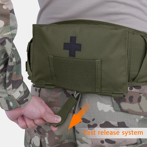 Tactical MOLLE Blow-Out First Aid Pouch – Compact Medical Organizer