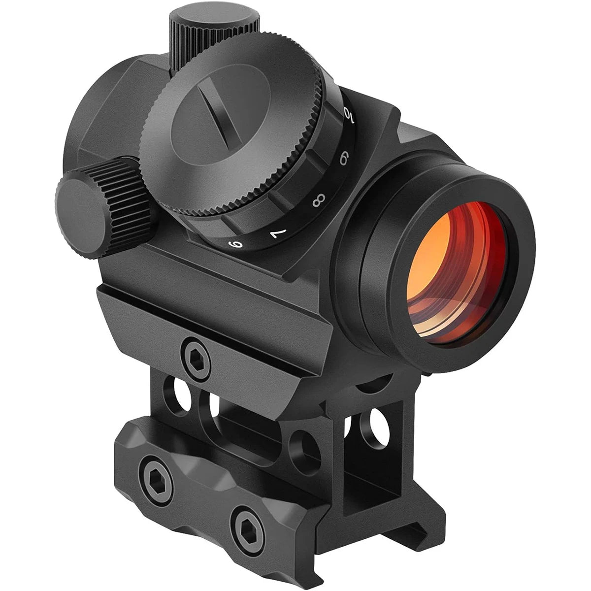 2MOA 1x25mm Red Dot Sight – Waterproof Reflex Scope with Riser Mount | LAMBUL