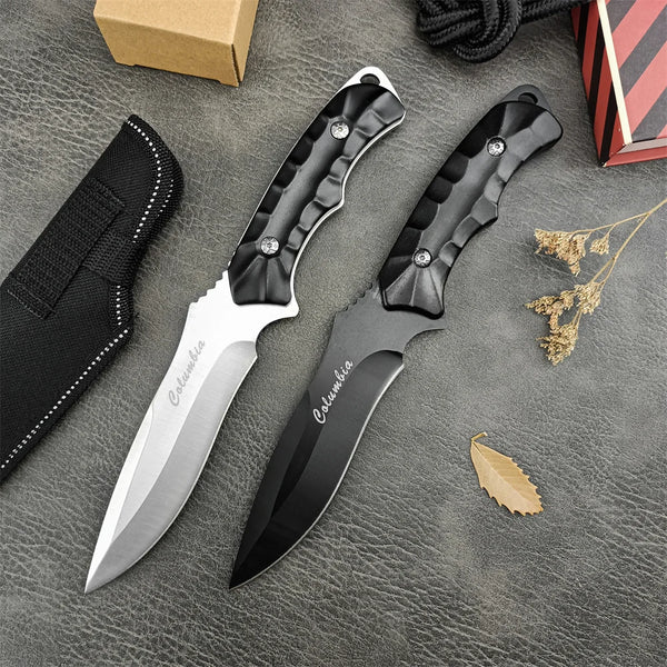 5Cr13Mov Fixed Blade Tactical Knife | Aluminum Handle Combat Bushcraft EDC