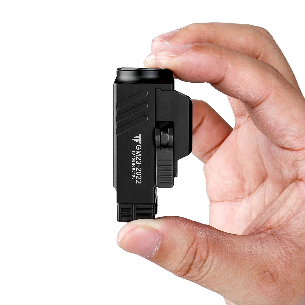 rustFire GM23 Tactical Weapon Light - 800 Lumen USB Rechargeable LED Flashlight for Glock &amp; Picatinny Rails