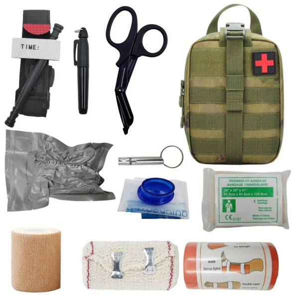 Tactical IFAK First Aid Kit – Compatible Emergency Medical Pouch