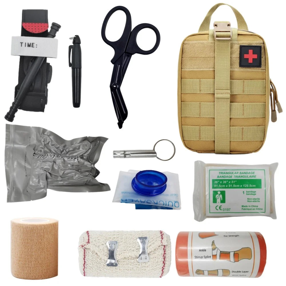 Tactical IFAK First Aid Kit – Compatible Emergency Medical Pouch