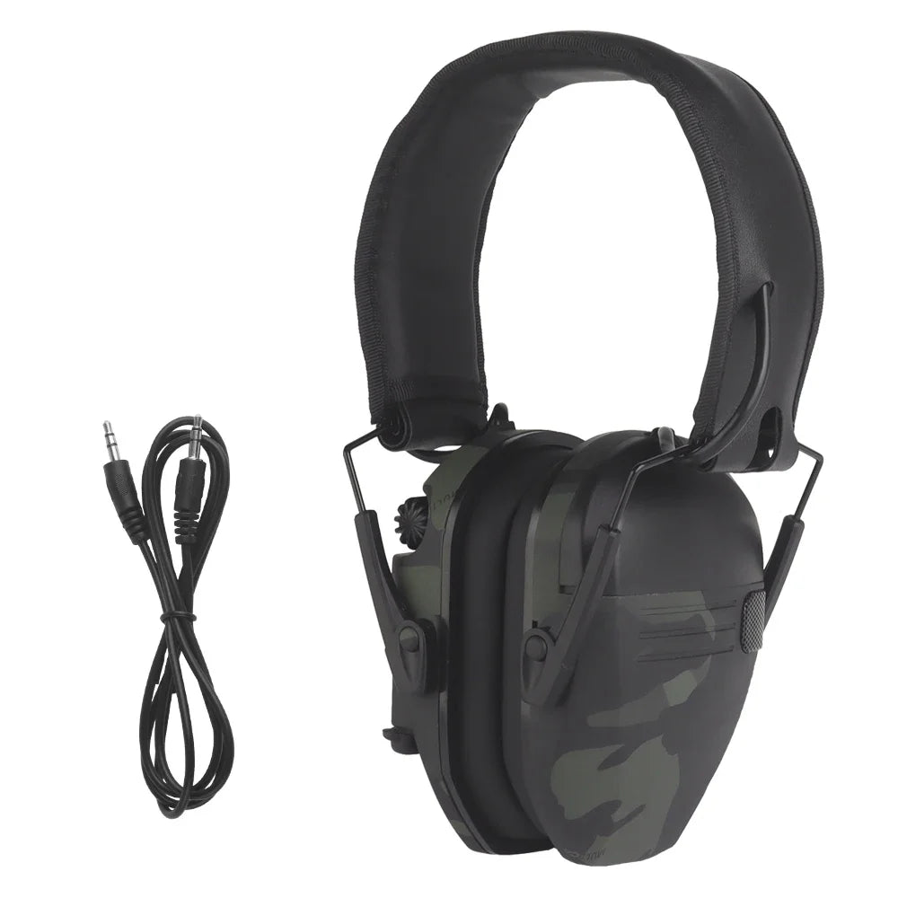 Tactical Electronic Noise-Canceling Headset